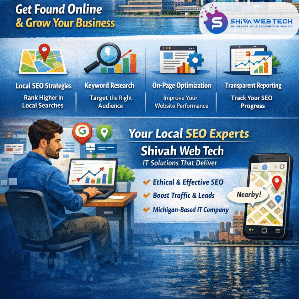 Top SEO services in Michigan by Shivah Web Tech – local SEO and IT solutions
